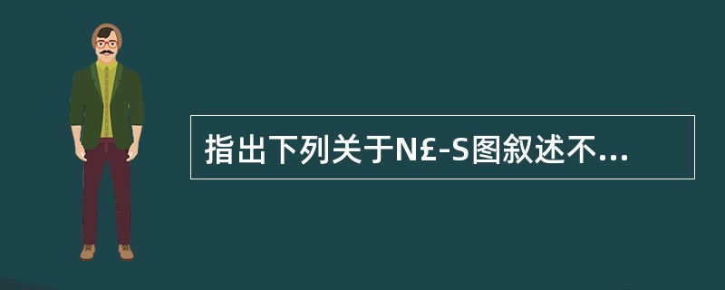 指出下列关于N£­S图叙述不正确的说法。()。