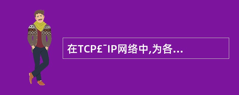 在TCP£¯IP网络中,为各种公共服务保留的TCP端口号范围是(70)。