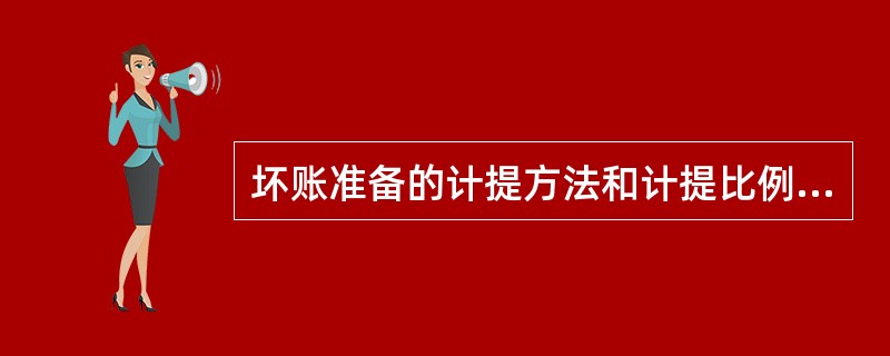 坏账准备的计提方法和计提比例由国家统一制定,企业无权自行确定。( )