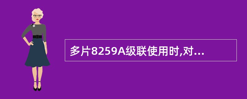 多片8259A级联使用时,对于主8259A,级联信号CAS2~CAS0是()。