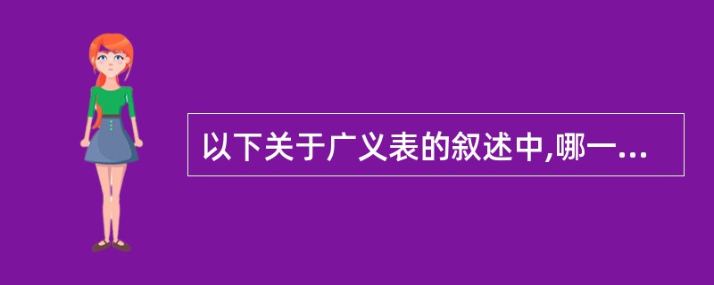 以下关于广义表的叙述中,哪一条是正确的?