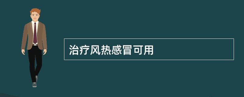 治疗风热感冒可用