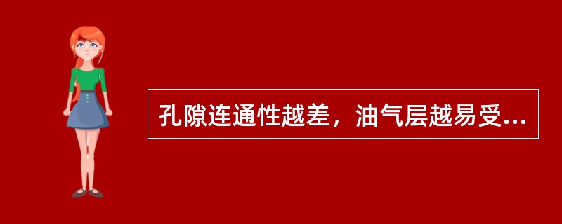 孔隙连通性越差，油气层越易受到损害。