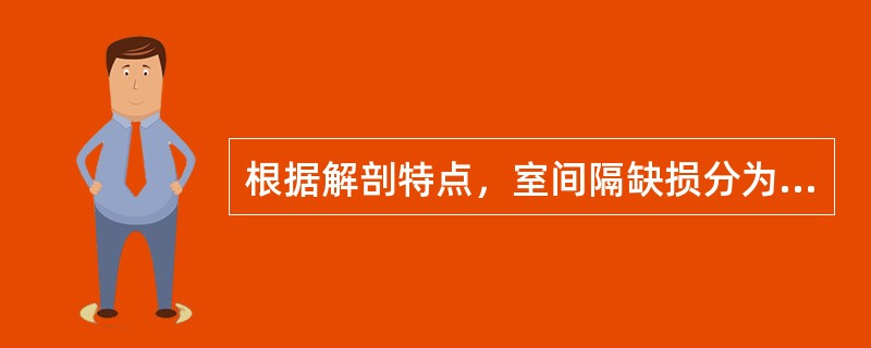 根据解剖特点，室间隔缺损分为（）室缺、（）室缺、（）室缺和（）室缺四类。