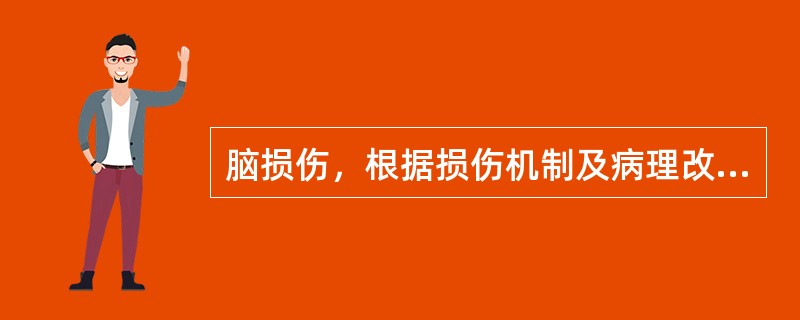 脑损伤，根据损伤机制及病理改变分为（）