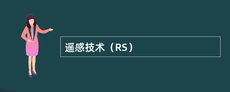 遥感技术（RS）