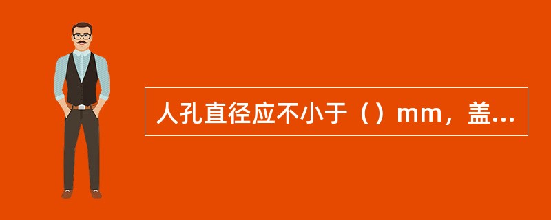 人孔直径应不小于（）mm，盖上通常设有把手，并设有吹扫头（通入吹扫介质气或取试样