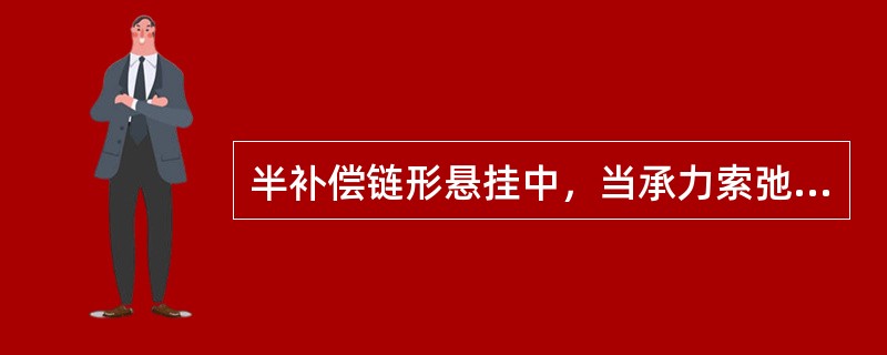 半补偿链形悬挂中，当承力索弛度误差不足规定安全值者按（）掌握。