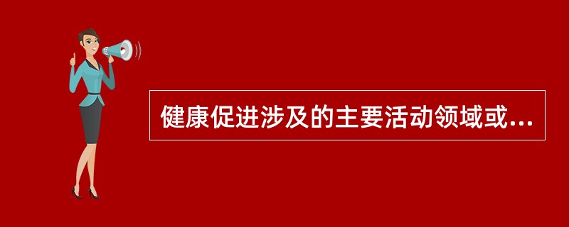 健康促进涉及的主要活动领域或者任务包括制定能够促进健康的（）；创造支持的环境；加