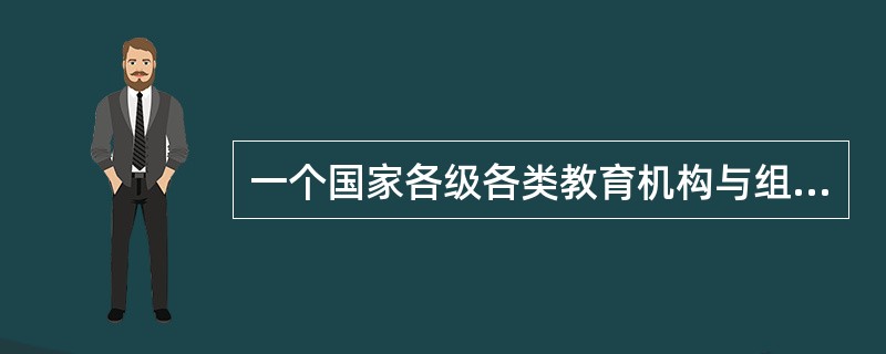 一个国家各级各类教育机构与组织的体系及其管理规则，具有客观性、取向性、历史性和强