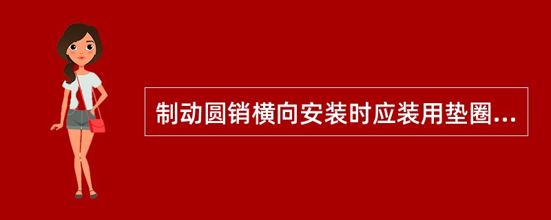 制动圆销横向安装时应装用垫圈，各种圆销与销孔间隙不大于（）mm。