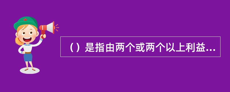 （）是指由两个或两个以上利益相结合而产生的价值附加增值，其中，组合利益的价值要大