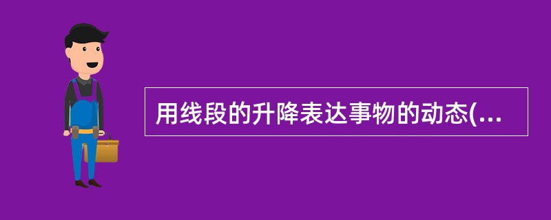 用线段的升降表达事物的动态(差值)变化的统计图为（）