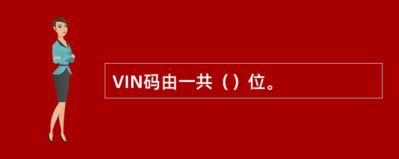 VIN码由一共（）位。