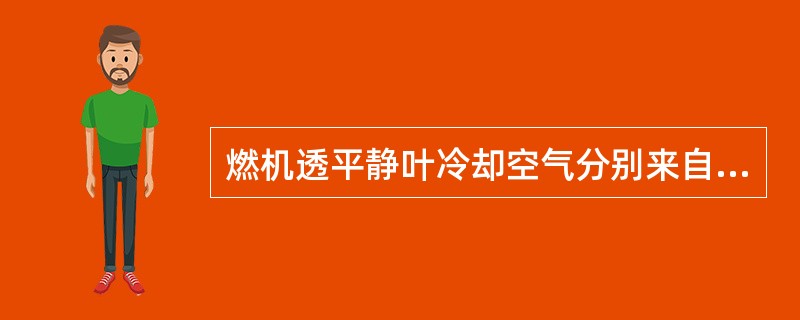 燃机透平静叶冷却空气分别来自压气机各级抽气。（）