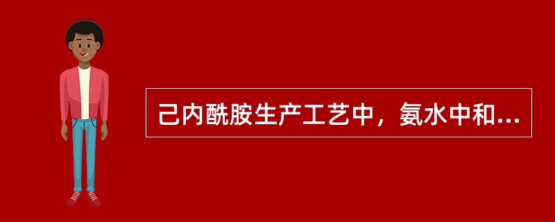 己内酰胺生产工艺中，氨水中和反应温度由进入冷却器的（）调节。