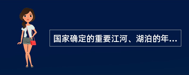 国家确定的重要江河、湖泊的年度水量分配方案，应当纳入国家的什么计划？