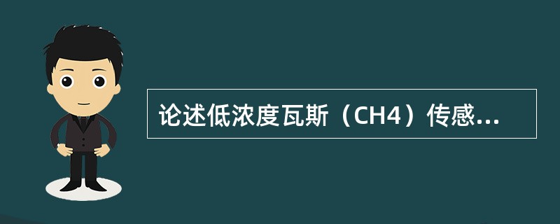 论述低浓度瓦斯（CH4）传感器输出特性曲线？