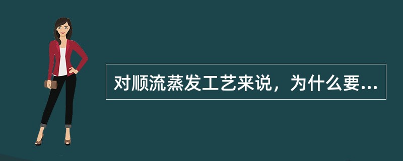 对顺流蒸发工艺来说，为什么要提高进罐电解液温度？