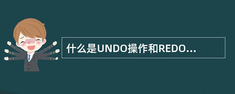 什么是UNDO操作和REDO操作？为什么要这样设置？