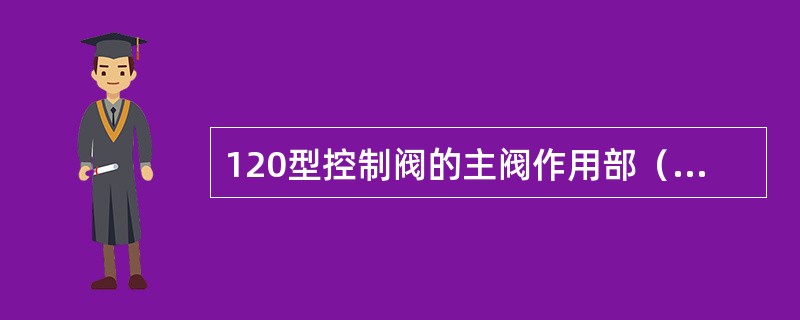 120型控制阀的主阀作用部（主控机构）采用成熟的橡胶膜板加（）的结构；具有良好的