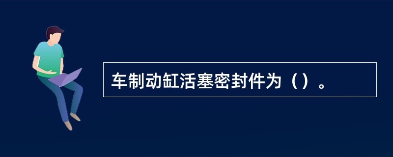 车制动缸活塞密封件为（）。