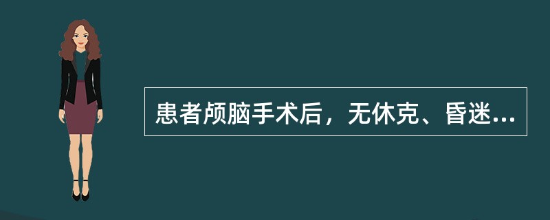 患者颅脑手术后，无休克、昏迷，可采取的卧位是：（）