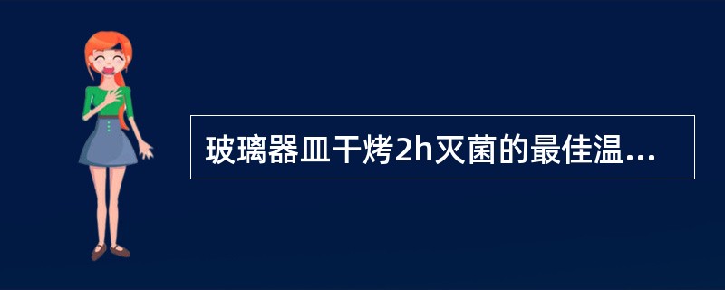 玻璃器皿干烤2h灭菌的最佳温度是（）