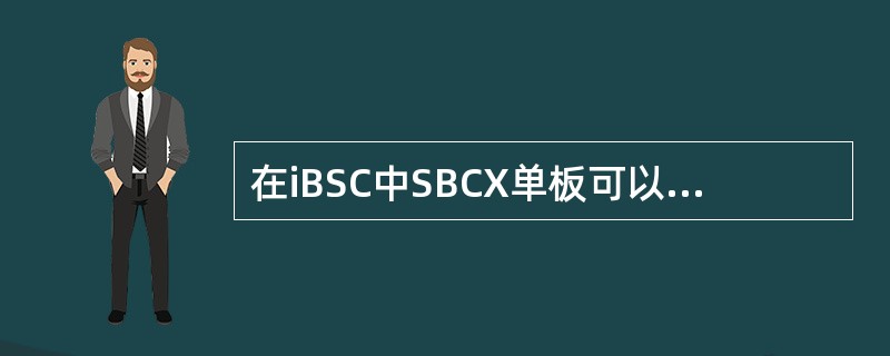 在iBSC中SBCX单板可以位于哪几个槽位（）？