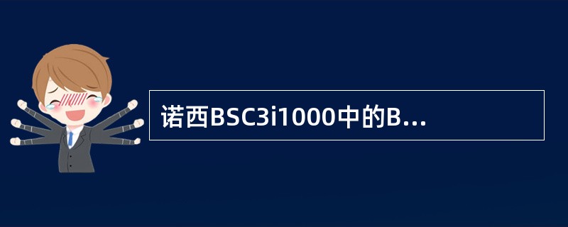 诺西BSC3i1000中的BCSU满配时数量是：（）