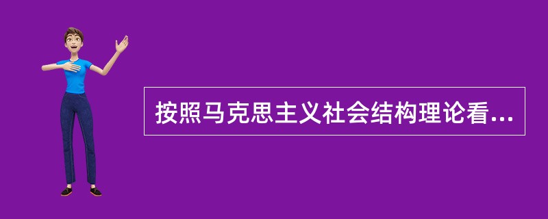 按照马克思主义社会结构理论看问题，新闻事业在社会结构中处于上层建筑层次。