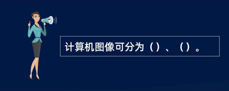 计算机图像可分为（）、（）。