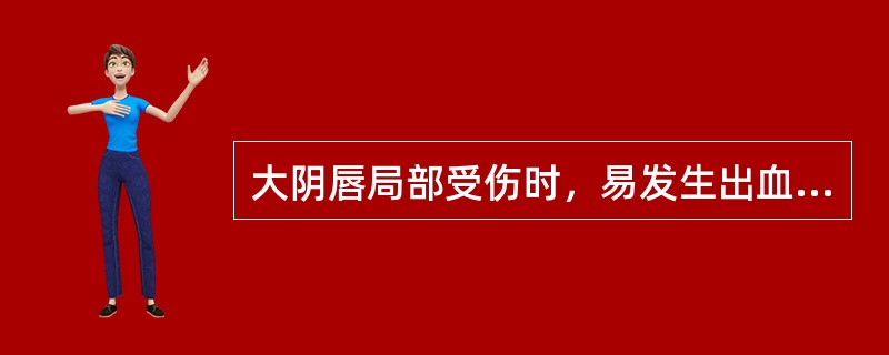 大阴唇局部受伤时，易发生出血，是因为下列哪项()