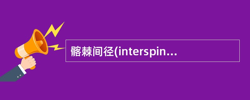 髂棘间径(interspinal diameter，IS)