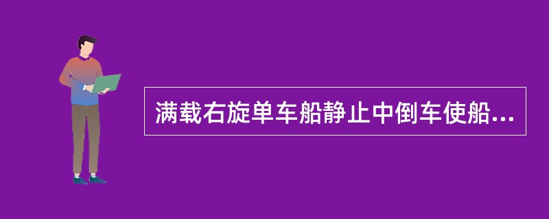 满载右旋单车船静止中倒车使船首右偏，主要是由于（）的作用。