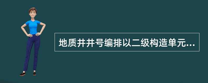 地质井井号编排以二级构造单元统一命名。（）