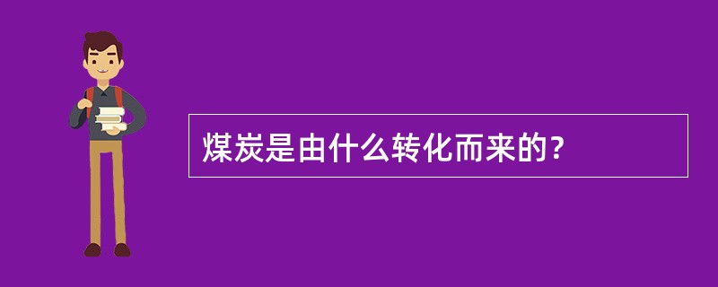 煤炭是由什么转化而来的？