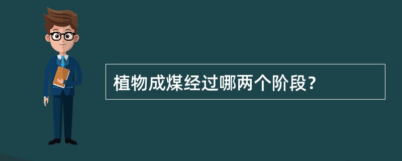 植物成煤经过哪两个阶段？