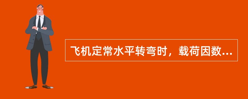 飞机定常水平转弯时，载荷因数nY（）.