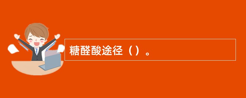 糖醛酸途径（）。