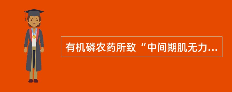 有机磷农药所致“中间期肌无力综合征”的临床特点是（）