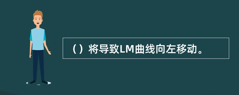（）将导致LM曲线向左移动。