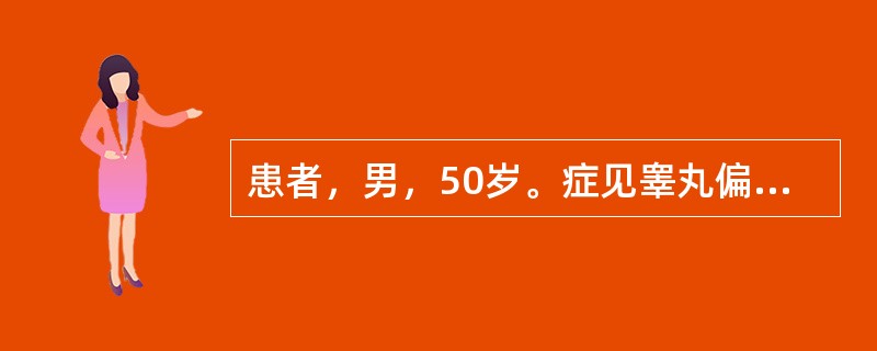 患者，男，50岁。症见睾丸偏坠胀痛，少腹隐痛，舌淡苔白，脉沉弦。用药首选（）