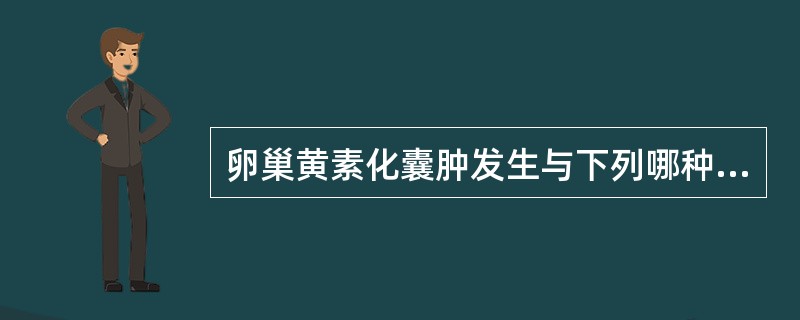 卵巢黄素化囊肿发生与下列哪种激素有关（）
