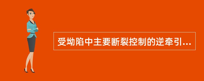 受坳陷中主要断裂控制的逆牵引背斜常成对成组出现，组成（）。