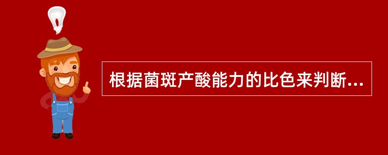 根据菌斑产酸能力的比色来判断龋的活性的方法是（）