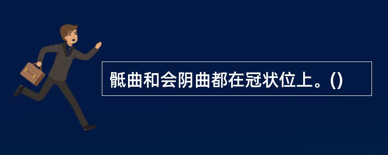 骶曲和会阴曲都在冠状位上。()