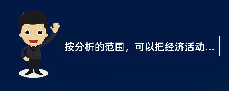 按分析的范围，可以把经济活动分析报告分为（）