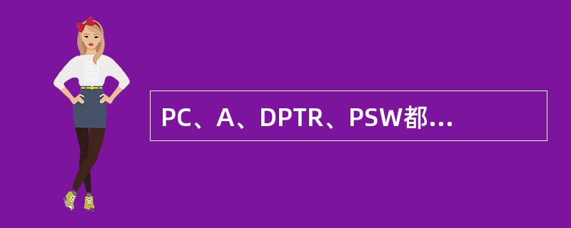 PC、A、DPTR、PSW都能为程序存储器提供和构成地址。