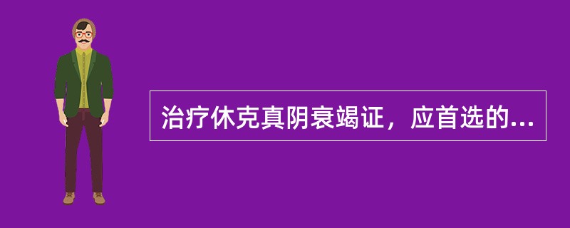 治疗休克真阴衰竭证，应首选的方剂是（）。